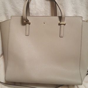 Gray Kate Spade tote